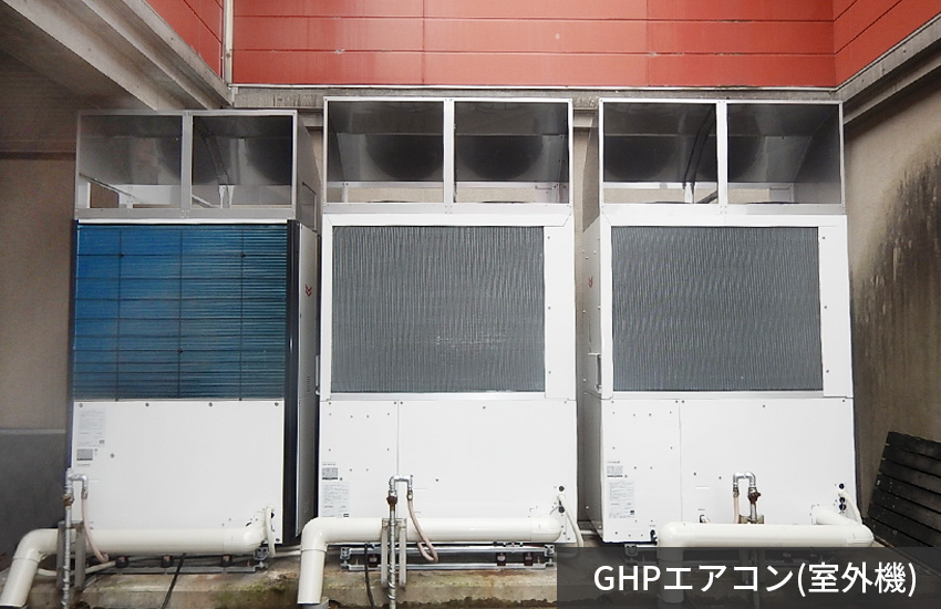 GHP（ガスヒートポンプエアコン）室外機